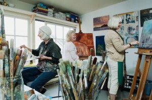 Artists in studio